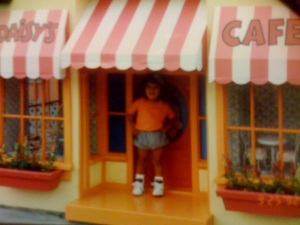 Here I am at 1-year-old hanging at Mickey's Starland at Magic Kingdom. 